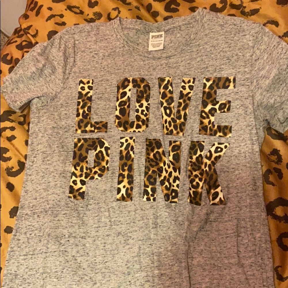 Leopard print Victoria’s Secret Pink shirt